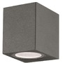 Nástěnná - NV 710041 Venkovní nástěnné svítidlo NERO tmavě šedý hliník skleněný difuzor GU10 1x7W 220-240V IP54 bez žárovky světlo dolů - NOVA LUCE - foto 2