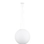 Koule - NV 920423 Závěsné svítidlo NEVOSO opálové sklo a bílý kov E27 1x12W 230V IP20 bez žárovky - NOVA LUCE - foto 2