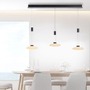 Vícečetná - PN 2081-18 LAUTADA LED Závěsná lampa 3 ramenné černá stmívatelné nastavitelná výška SimplyDim 3000K - PAUL NEUHAUS - foto 2