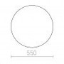 Stínidla, kryty, clony - RED G11868 DIFFUSER R 55 PMMA mléčný akryl (starý kód: R11868) - RED - DESIGN RENDL - foto 2