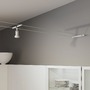 Lanka a příslušenství - P 94604 CorDuo lankový systém montážní set uchycení 2ks sada bílá mat - PAULMANN - foto 2
