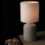 Stolní lampy dekorační - FAN I-RAVELLO-L BCO Stolní lampa Lumetto Ravello bílá, patice E14, 15 x 32 cm - FANEUROPE - foto 2