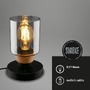 Stolní lampy dekorační - BRI 7486015 Stolní lampa, 18 cm, 1x E27, max. 10W, kouřová černá - BRILONER - foto 2