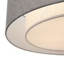Kruhová - M MOD613CL-04GR Stropní svítidlo Bergamo 3x60W šedá látka kov moderní design  - MAYTONI - foto 2