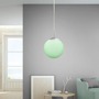 Koule - LD 22072-55 Ls-BOLO LED závěsné svítidlo Smarthome průměr 20cm stříbrná stmívatelné s aplikací dálkový ovladač Tuya RGB/2700-5000K - JUST LIGHT - foto 2
