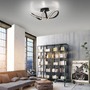 Dekorativní - PN 8475-18 BRILLA LED stropní svítidlo černá, zakřivené, stmívatelné, křišťálové sklo SimplyDim 3000K - PAUL NEUHAUS - foto 2