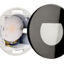 Pro zapuštěná svítidla - IMPR 930843 Deko-Light příslušenství - sklo-kryt mléčné kulaté černé pro Alwaid - foto 2