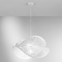 Dekorativní - FAN I-RHEI-LEAF-S5060 Závěsné svítidlo Rhei‑Leaf bílé, 1xE27, 60 x 33 x 150 cm - FANEUROPE - foto 2