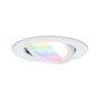 Kruhová - P 92438 LED vestavné svítidlo Nova Coin kruhové 84mm 50° RGBW+ 6W 230V bílá mat hliník - PAULMANN - foto 2