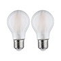 E27 - P 28642 LED žárovka 7 W E27 mat teplá bílá 2ks-sada - PAULMANN - foto 2