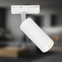 Lištové Briloner 230V - BRILO 8007016 LED spot 5,5W lištový systém 230V vysokonapěťový, stmívatelné, teplá bílá, 4x10 cm, bílý - BRILO - foto 2