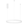 Kruhová - NV 9345617 Závěsné svítidlo PERRINE bílý hliník a akryl LED 42W 230V 3000K IP20 stmívatelné - NOVA LUCE - foto 2