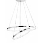 Kruhová - NV 17222003 Závěsné svítidlo ARIA chromovaný hliník a akryl nastavitelné LED 85W 3000K IP20 - NOVA LUCE - foto 2