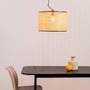 Válec - FARO 64314-49 MAMBO závěsné svítidlo, černá/ratan, pr.450 - FARO - foto 2
