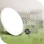 Kruhová - BRILO 7548016 Tava A LED stropní svítidlo, energetická třída A, přímé a nepřímé osvětlení, 50.000h životnost, kruhové 42 cm, bílé - BRILO - foto 2