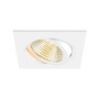 Hranatá - LA 1007448 NEW TRIA® 95 kroužek pro vestavbu do stropu, D: 11 Š: 11 H: 2,6 cm, IP 20, bílá - BIG WHITE (SLV) - foto 2