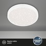 Kruhová - BRILO 3071016 LED stropní svítidlo hvězdné nebe, pr. 38 cm, 24 W, 3000 lm, bílé (starý kód: BRILO 3071-016) - BRILO - foto 2