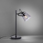 Stolní lampy dekorační - LD 15284-18 TINULA LED 1 ramenná stolní lampička černá se šňurovým vypínačem - LEUCHTEN DIREKT / JUST LIGHT - foto 2