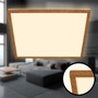 Hranatá - BRILO 7453314 Tava Wood LED stropní svítidlo, přímé a nepřímé osvětlení, ploché, imitace dřeva, 42x42 cm - BRILO - foto 2
