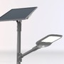 Veřejné osvětlení - FAN LED-IPERION-75-SOLAR Veřejné solární osvětlení STRADALE IPERION stříbrná, hliník, 75 W, 13500 lm, 4000 K, IP65, solární panel, 9,9 x 82,06 x 28 cm - FANEUROPE - foto 2