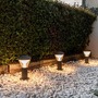 Sloupková - FARO 75537 SHELBY LED sloupková lampa, tmavě šedá, h 32.5cm - FARO - foto 2