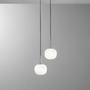 Vícečetná - FAN I-ERIS-S2 Závěsné svítidlo Eris bílá + hnědá, 2 x E14, 21 x 200 cm - FANEUROPE - foto 2