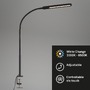 Stolní lampy pracovní - BRILO 2389-015 LED CCT dotykový vypínač svítidlo se svorkou 110 cm 8W 600lm černá - BRILO - foto 2