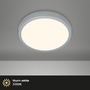 Kruhová - BRILO 3700-014 LED přisazené svítidlo pr. 28 cm, 16 W, 2000 lm, stříbrná - BRILO - foto 2
