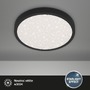 Kruhová - BRILO 3071015 LED stropní svítidlo hvězdné nebe, pr. 38 cm, 24 W, 3000 lm, černá (starý kód: BRILO 3071-015) - BRILO - foto 2