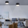 Kruhová - LD 14325-18 TANIKA LED stropní svítidlo černé průměr 16cm stmívatelné SimplyDim 3000K - JUST LIGHT - foto 2