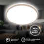 Kruhová - BRILO 3046011 Lana stropní svítidlo pr.28 cm - 15W, 1500lm, LED, přímé a nepřímé osvětlení, neutrální bílá, béžová - BRILO - foto 2