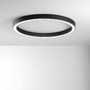 Kruhová - FAN LED-DEMOS-PL120-NER Stropní LED svítidlo DEMOS černá, 120 W, 13200 lm, CCT, 120 x 8,5 cm - FANEUROPE - foto 2