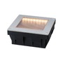 Zapuštěná - P 95743 Solární LED zemní svítidlo Sorea soumrakový senzor IP67 hranaté 100x100mm 2200K 0,1W 5lm 3,7V kov kartáčovaný ABS/polykarbonát/ocel - PAULMANN - foto 2