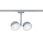 Svítidla - P 95471 URail LED spotové svítidlo Double Pellet 2x4W matný chrom/bílá stmívatelné - PAULMANN - foto 2