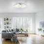 Hranatá - LD 14880-16 BEDGING LED stropní svítidlo bílé ovládání vypínačem teplé bílé světlo paměťová funkce 3000K - LEUCHTEN DIREKT / JUST LIGHT - foto 2