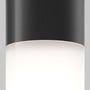 Přisazená - M O418CL-01B Stropní svítidlo Willis 60W IP54 černá hliník bílý plast válcové - MAYTONI - foto 2