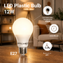 E27 - Plastová LED žárovka E27 A60 Záruka 5 let - foto 2