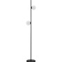Stojací lampy - NV 9061437 Stojací lampa NUVOLE LED černý hliník a čiré sklo 3000K 16W - NOVA LUCE - foto 2