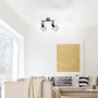 Bodová - LD 15672-78 JARO Stropní svítidlo z kovu a dřeva s nastavitelnými spoty ve vintage stylu - LEUCHTEN DIREKT / JUST LIGHT - foto 2