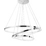 Kruhová - NV 17222004 D Závěsné svítidlo ARIA stmívatelné chromovaný hliník a akryl nastavitelné LED 145W 230V 3000K IP20 - NOVA LUCE - foto 2