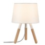 Stolní lampy dekorační - P 79646 Stolní lampa Neordic Berit látkové stínidlo bílá / dřevo - PAULMANN - foto 2