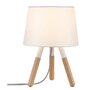 Stolní lampy dekorační - P 79646 Stolní lampa Neordic Berit látkové stínidlo bílá / dřevo - PAULMANN - foto 2