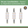 Příslušenství - P 29274 Plug &amp; Shine LED náhradní moduly do řetězu Naima 3ks sada 2200K 90lm - PAULMANN - foto 2