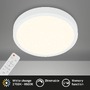 Kruhová - BRILO 3704-016 CCT LED přisazené svítidlo pr. 38 cm, 22 W, 2900 lm, bílé - BRILO - foto 2