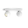 SmartHome Paul Neuhaus - PH 50472/31/P6 Hue White Ambiance Bodové svítidlo Philips Buckram BT 50472/31/P6 LED GU10 2x5W 2x350lm 2200-6500K 230V, bílé s dálkovým ovladačem a Bluetooth - PHILIPS HUE (915005918301) - foto 2
