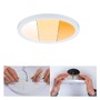 Koupelnová - P 92989 LED vestavné svítidlo Areo VariFit IP44 kruhové 175mm 13W bílá mat WarmDim 3-krokové-stmívatelné - PAULMANN - foto 2