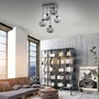 Vícečetná - LD 14602-18 Svítidlo stropní BIG WIDOW LED, černá, jednoduché, nadčasové, 5 ramenné - LEUCHTEN DIREKT / JUST LIGHT - foto 2
