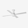 Ventilátory - FARO 33756 FRASER M LED, bílá, stropní ventilátor - FARO - foto 2