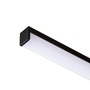 Al profily k přisazení - RED R14091 LED PROFILE H přisazený 1m eloxovaný hliník/matný akryl  - RED - DESIGN RENDL - foto 2