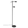 Stojací lampy - NOR 2010844003 Stojací lampa Clyde 2x5W LED černá - NORDLUX - foto 2